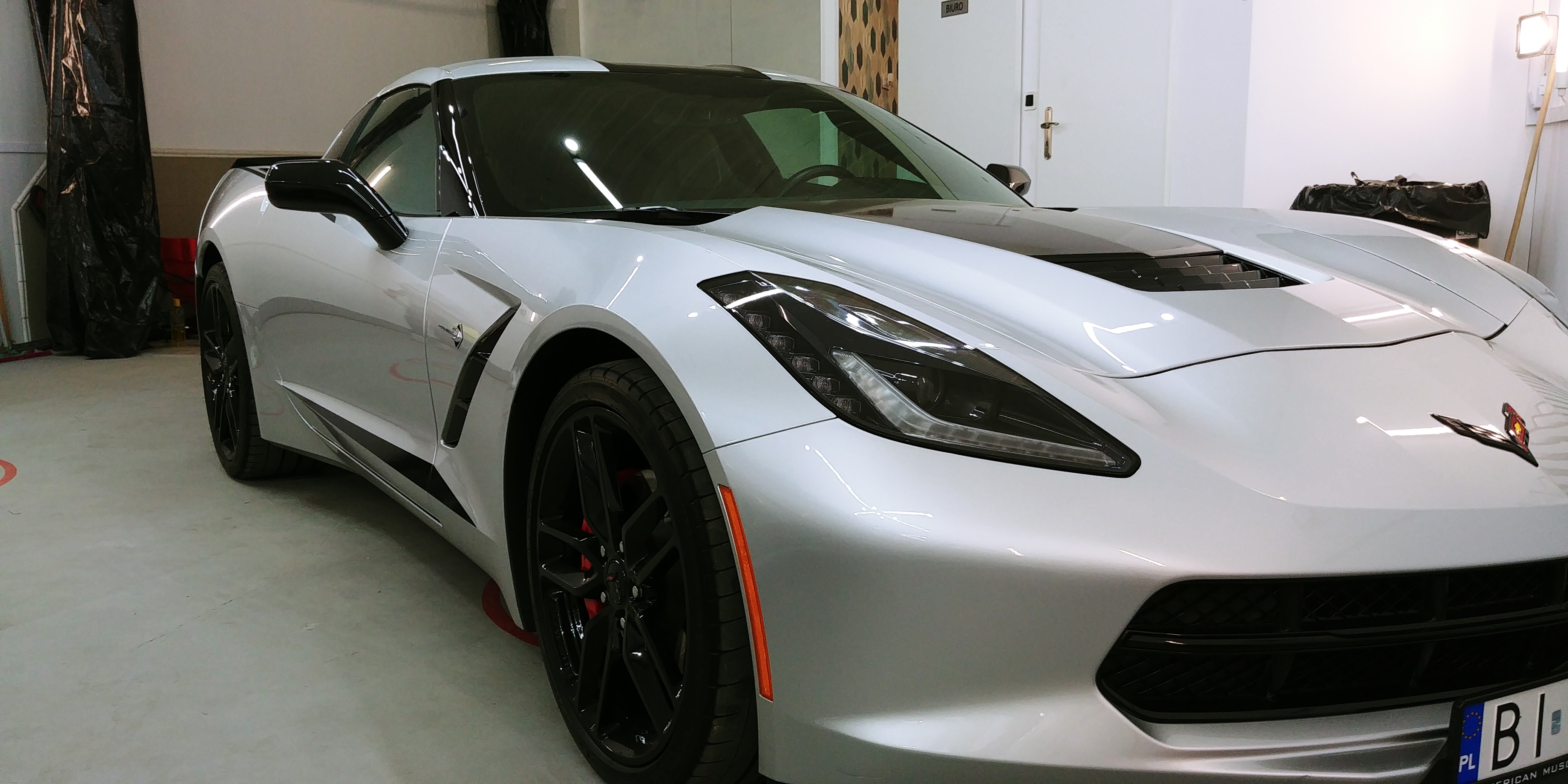 corvette c7 przyciemnianie