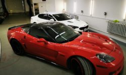 corvette przyciemnianie