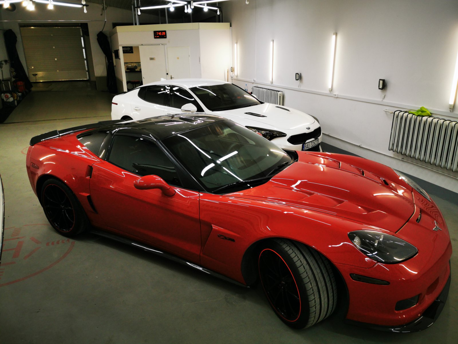 corvette przyciemnianie