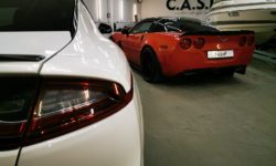 corvette przyciemnianie